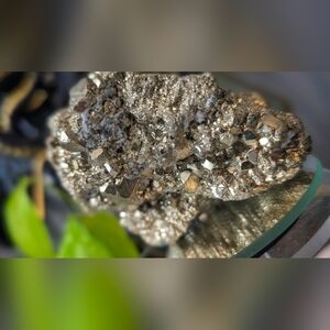 Peru Pyrite Gold Crystal Cluster